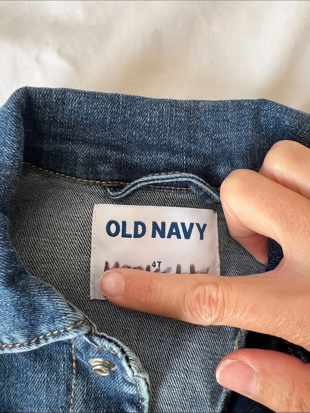Old Navy Kids 4T Denim Jacket in Medium Blue